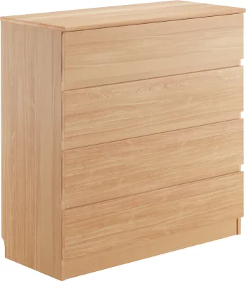 Produktbild von Kommode Massivholz Buche Sideboard Anrichte 4 Schubladen 90.51-90