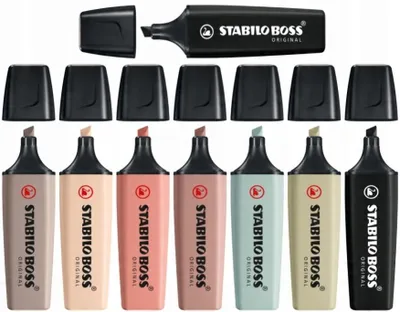 Obrázek produktu pro Stabilo BOSS ORIGINAL barevné zvýrazňovače 8 kusů pro školu