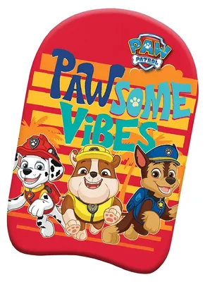 Image de Planche de natation 45 cm, rouge - Paw Patrol