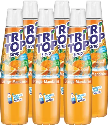 Produktbild von Tri Top Getränke-Sirup Orange-Mandarine 600ml - kalorienarm (6er Pack)