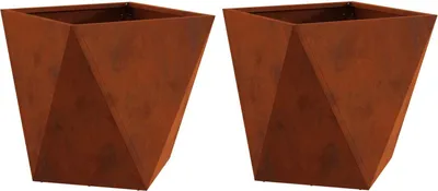 Obrázok produktu pre Hrantík 2 pcs Hrdzavý 50 x 50 x 50 cm