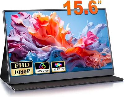 Produktbild von Portable Monitor 15,6 Zoll Tragbarer Mobiler IPS Bildschirm FHD 1920*1080 Für PC