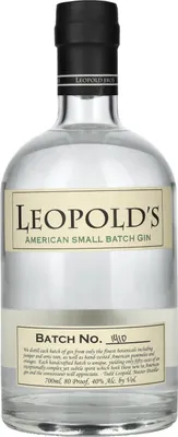 Produktbild von Leopold's Small Batch Gin 40% Vol. 0,7l