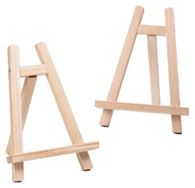 Image de Mini supports en bois pour chevalets, lot de 2