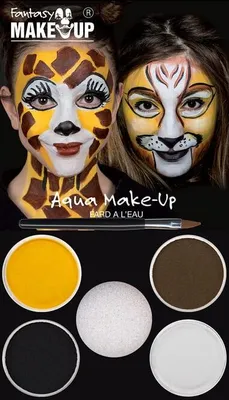Produktbild von Schminkset - Löwe und Giraffe - Make-Up mit Zubehör
