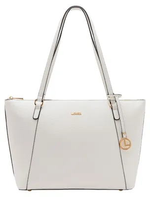 Productafbeelding van L.CREDI shopper schoudertas Michaela Shopper White wit