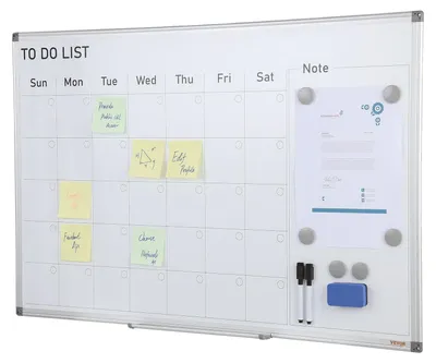Obrázok produktu pre VEVOR Biela tabuľa Písacia tabuľa 91x61cm Nástenná tabuľa Magnetická tabuľa Pin board Stierateľná