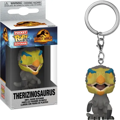 Produktbild von Jurassic World - Therizinosaurus  - Schlüsselanhänger Funko Pocket POP! Keychain