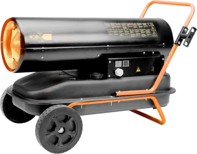 Productafbeelding van 30 kW olieverwarmingsinstallatie, 38 liter tank, wielen