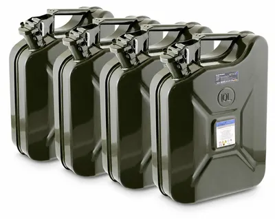 Produktbild von Bituxx 4x Reservekanister 10 Liter Olive MS-17572, KI-generiertes Bild