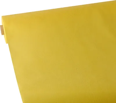 Produktbild von Papstar Vlies Tischdecke gelb soft selection 25 x 1,18 m