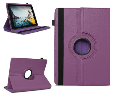 Produktbild von Tablet Tasche für Blackview Tab 90 Hülle Schutzhülle Case 360 Grad Drehbar CoverFarben:Lila