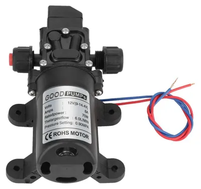 Productafbeelding van DC 12 V 0,9 Mpa 6 l/min Hogedruk Watermembraan Pomp