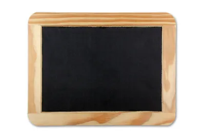 Produktbild von Schiefertafel mit Naturholzrahmen 19x24cm