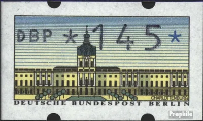 Produktbild von Briefmarken Berlin (West) 1987 Mi ATM1, 1.45 Nominale gestempelt Automatenmarken