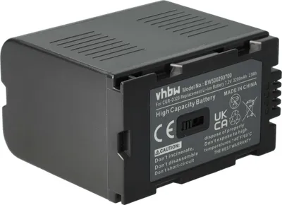 Produktbild von vhbw Akku Ersatz für Panasonic VSB0418, VW-VBD20, VW-VBD25 für Videokamera Camcorder (3200 mAh, 7,2 V, Li-Ion)