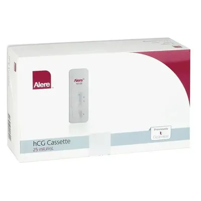 Immagine prodotto di Alere HCG test di gravidanza per la diagnosi precoce nelle urine 25 mlU/ml cassetta monouso/ 20 pezzi