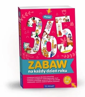 Obrázok produktu pre Kniha Viac ako 365 hier na každý deň v roku. Vek 3–5 rokov