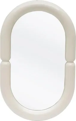 Image de Miroir décoratif POSTER 50x80cm blanc
