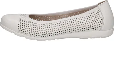 Produktbild von Caprice 22151 Ballerina Regular White Softnappa Größe EU 37