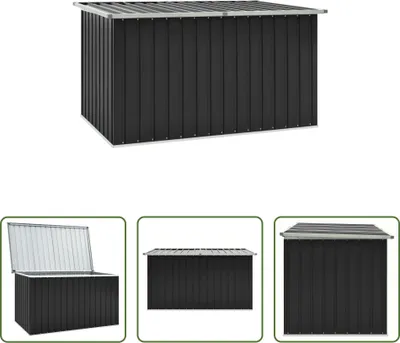 Produktbild von The Living Store Gartenbox Anthrazit 171x99x93 cm