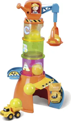 Zdjęcie produktu dla BB Junior BB JUNIOR trasos rinkinys su automobiliu Volvo Stacking Crane, 16-88605