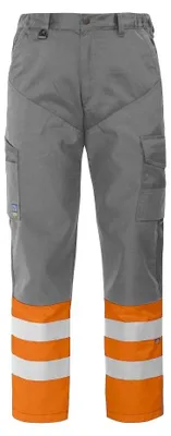 Imagen del producto de Projob - "6507" Pantalones de trabajo unisex para hombre/mujer, ropa de señalización ET1178 (47R) (Naranja)