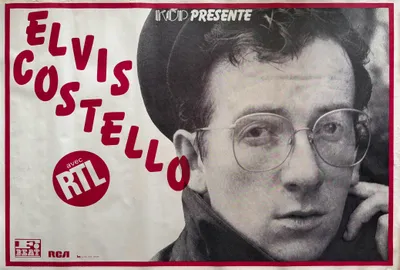 Image de Elvis Costello - 1983 - Affiche Poster - 70x100cm