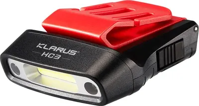 Produktbild von Klarus HC3 Cliplampe Weiss- und Rotlicht mit Sensorsteuerung