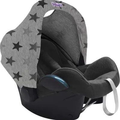 Zdjęcie produktu dla Dooky 1226350, Ochrona przed promieniami UV, Czarny, Pokrowiec na fotelik samochodowy