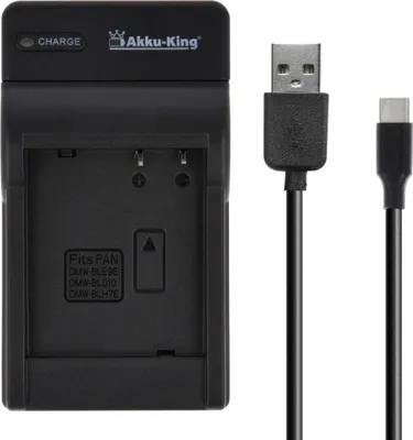 USB-Akku-Ladegerät fuer Panasonic DMW-BLE9