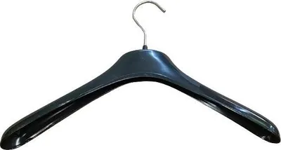 Obrázek produktu pro 10 x černý plastový věšák / ramínko - - (K144035)