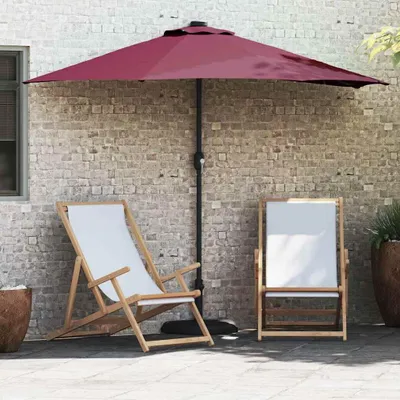 Obrázok produktu pre Maison Exclusive – záhradný slnečník, rozmer 294 x 150 x 224 cm, materiál: polyester a oceľ