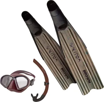 Image de Équipement de pêche sous-marine Spetton Brown Camo, marron, taille 45-46 (EU)