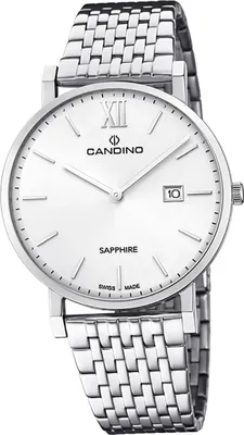 Produktbild von Candino Edelstahl Herren Uhr Analog Luxus Armbanduhr silber Classic D2UC4722/1