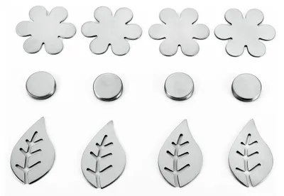 Produktbild von Magnetische Tischdeckenbeschwerer, Silber, 4 Stück (Sortiert)