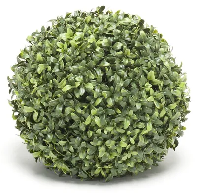 Immagine prodotto di Sfera artificiale in bosso verde, diametro 27 cm, resistente ai raggi UV, Emerald Outdoor