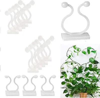 Produktbild von 50 Stück Pflanzenclips, Kabelbinder, selbstklebende Befestigungsclips für Kletterwände, Pflanzenstützen, Kletterpflanzenclips