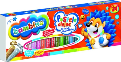 Zdjęcie produktu dla MAJEWSKI Akwarelowe Fantazje – 24 Kolorowe Pastele Olejne dla Młodych Artystów