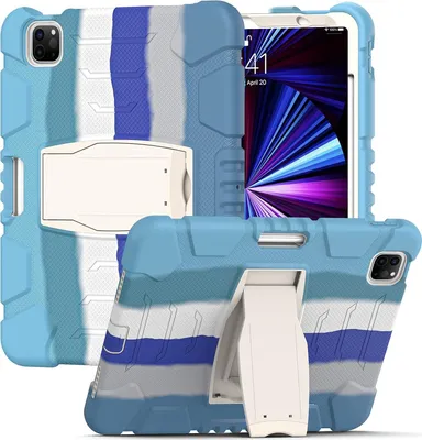 Zdjęcie produktu dla Etui na iPada Pro 5/4/3 12,9" z podstawką i uchwytem na rysik Niebieski