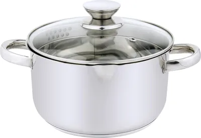 Image de Michelino Carolin Cocotte avec couvercle en verre & fonction verseur - ø24 cm