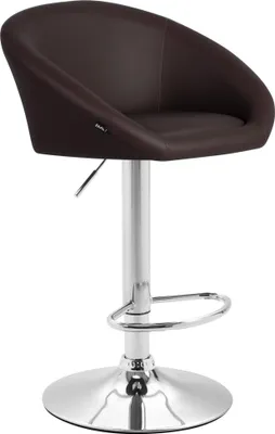 Produktbild von CLP Barhocker Miami V2 Kunstleder höhenverstellbar und 360 Grad drehbar braun