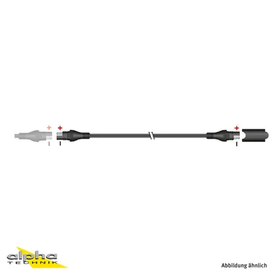 Produktbild von OptiMATE CABLE O-03 (SAE) Wetterfeste SAE-Verlängerung 1,8 m, 5A