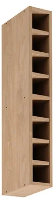 Obrázek produktu pro Horní otevřená skříňka SALERNO - šířka 15 cm, dub