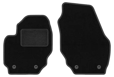 Immagine prodotto di Tappetini anteriori in moquette per Volvo V70 III 2007-2016 (station wagon) – 2 pezzi, neri, su misura – Wielganizator LUX
