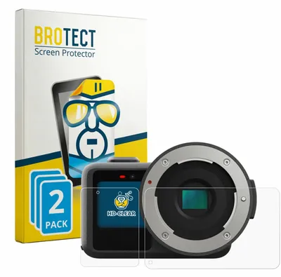 Produktbild von 2x Für GoPro Mission 1 Pro ILS Schutzfolie BROTECT Displayschutz Display Schutz Folie Klar Transparent