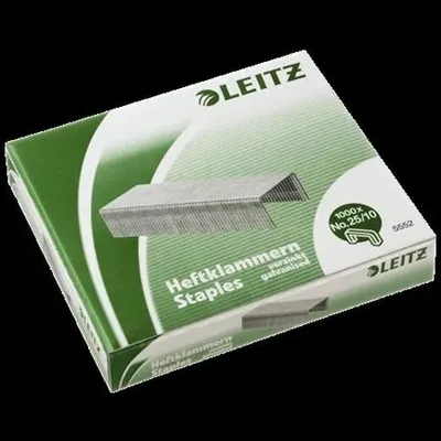 Immagine prodotto di Leitz - Graffette Leitz 25/10 zincate 1000pz | Confezione da 1000 pezzi | 20 pezzi
