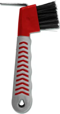 Immagine prodotto di Waldhausen Grippy Hoof-Pick-Brush, colore: rosso/grigio