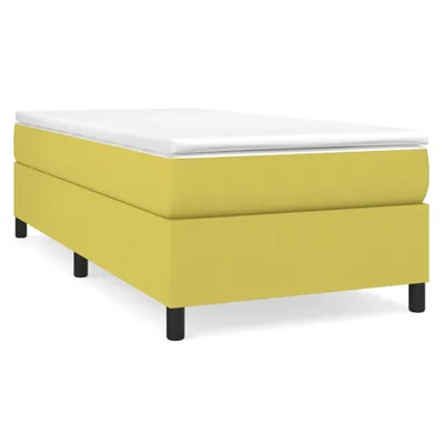 Produktbild von vidaXL Bettgestell Grün 90x200 cm Stoff