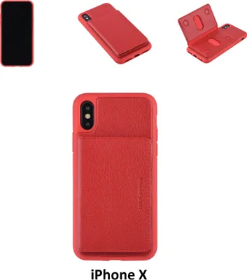 Immagine prodotto di Cover posteriore per iPhone X - Rosso